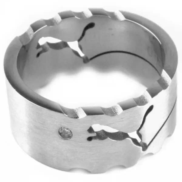 Ocelový prsten 233071