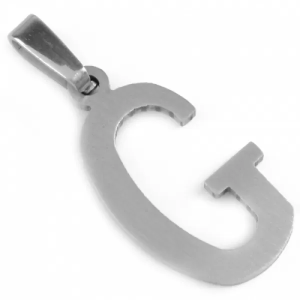 Ocelový přívesek - písmenko G 53260218-G