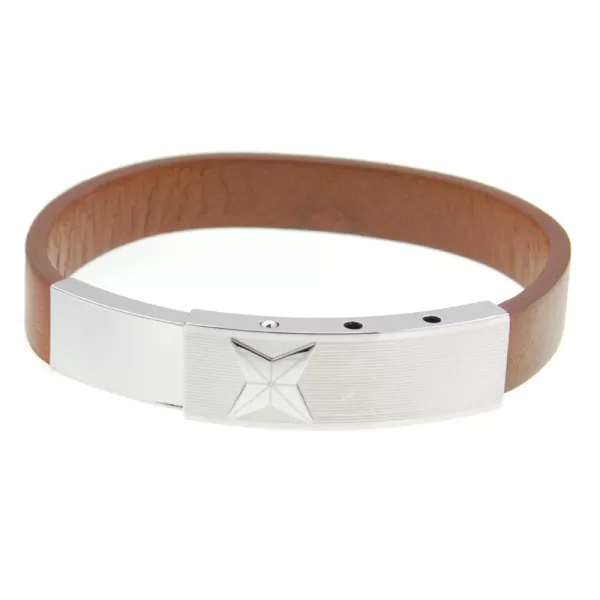 Thierry Mugler náramek z kůže TH56017M