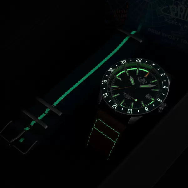 PRIM Sport Tritium 25 - World Timer - B