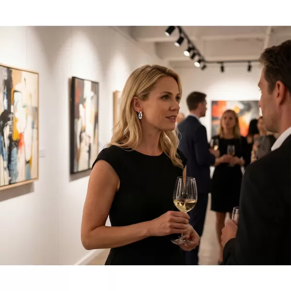 Dámské náušnice bílé zlato 585/1000 přírodní diamant 0.086 ct G/SI kruhy 10915-B-DIA