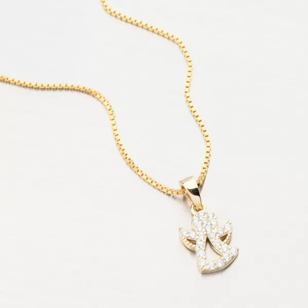 Dámský přívěsek stříbro 925 zirkon anděl PKL-3151