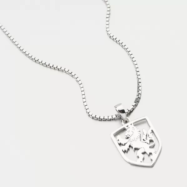 Český lev vlajka stříbrný přívěsek PKL-3158