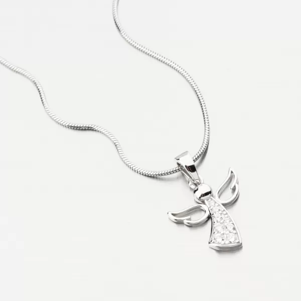 Dámský přívěsek stříbro 925 zirkon anděl PKL-3160