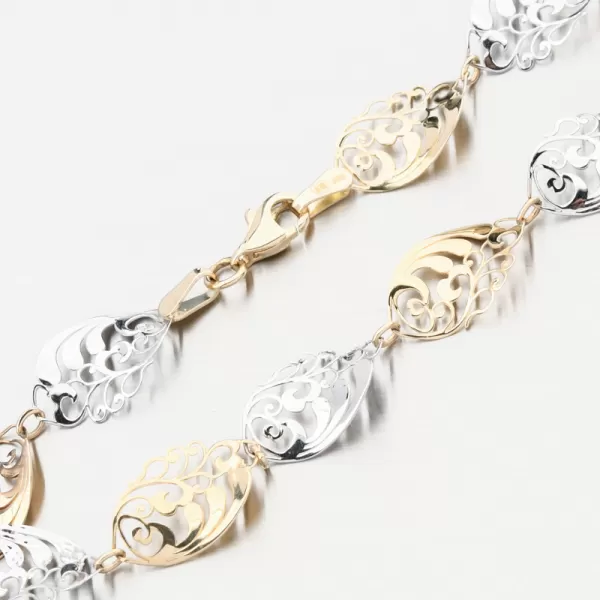 Dámský náramek zlato mix 585 PKL24-042