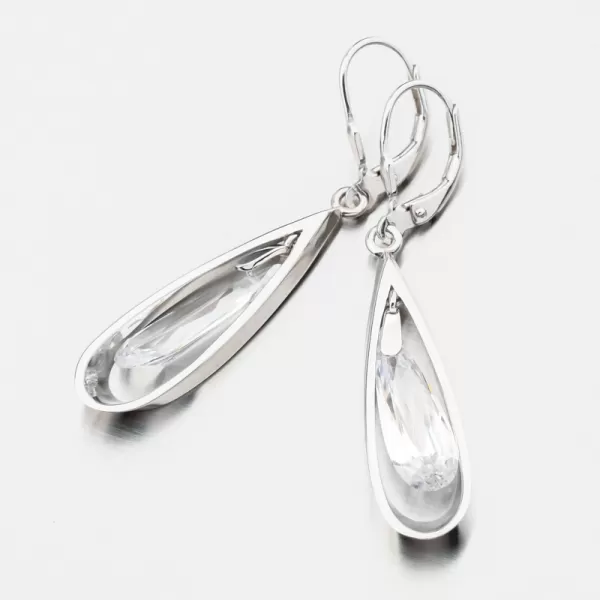 Dámské náušnice stříbro 925 krystaly PKL-2266