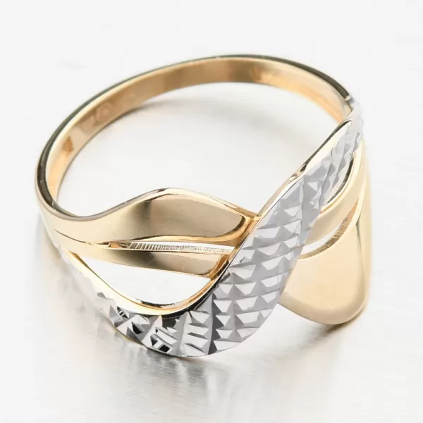 Dámský prsten zlato mix 585 PKL21-047