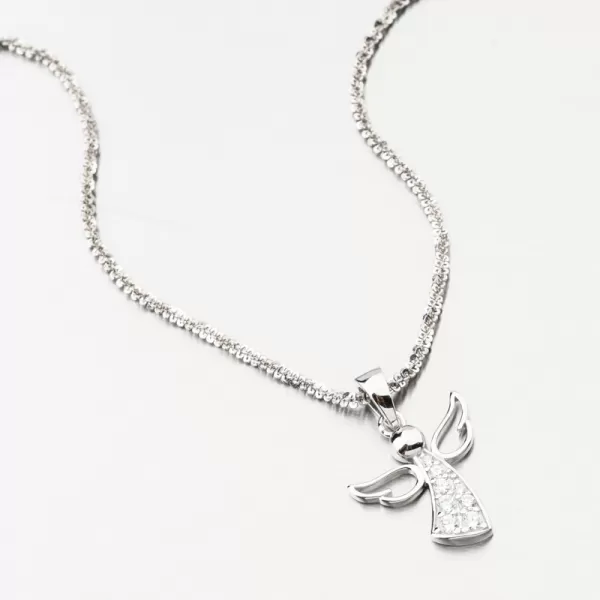 Dámský přívěsek stříbro 925 zirkon anděl PKL-3160