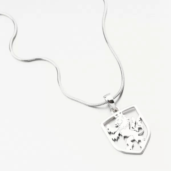 Český lev vlajka stříbrný přívěsek PKL-3158