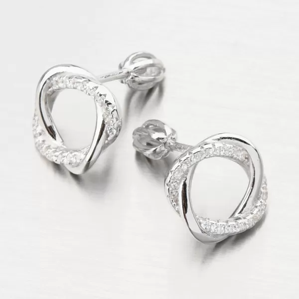 Dámské náušnice stříbro 925 zirkon PKL-2260