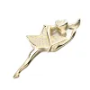 Dámský přívěsek stříbro 925 zirkon zlacený baletka PKL-3162