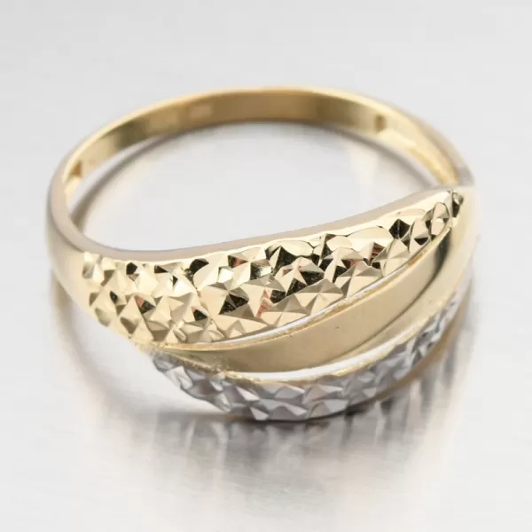 Dámský prsten zlato mix 585 PKL21-048