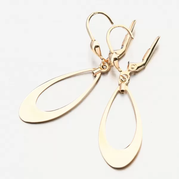 Dámské náušnice žluté zlato 585 visací PKL22-072