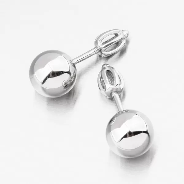 Dámské náušnice stříbro 925 s kuličkou PKL-2259