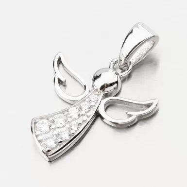 Dámský přívěsek stříbro 925 zirkon anděl PKL-3160